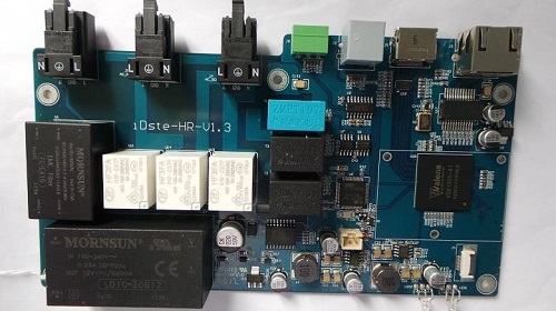 智能安防控制pcba主板图